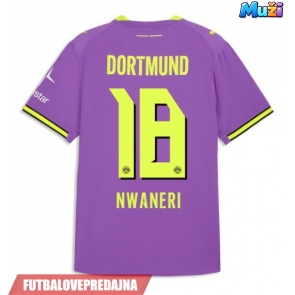 Lacne Muži Futbalové dres Borussia Dortmund Ethan Nwaneri #18 2026-27 Krátky Rukáv - Tretina